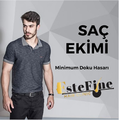 Estefine saç ekim merkezi klinik görünümü